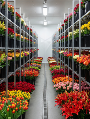 Cuarto Frío Industrial para Florícolas